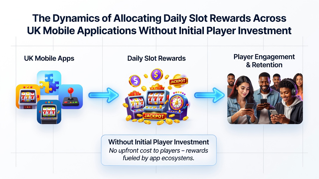 Illustration of daily slot reward allocation process in UK mobile applications